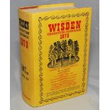 Wisden Cricketers' Almanack 1970. Original hardback with dustwrapper. Nick to the back of the