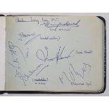 Rest of the World, Pakistan, New Zealand and County signatures 1966-1969. Autograph book
