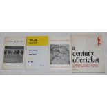 Northern counties club histories. Fourteen titles including 'Saltaire Cricket Club souvenir