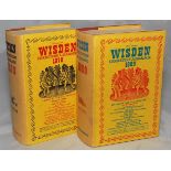 Wisden Cricketers' Almanack 1969 & 1970. Original hardbacks with dustwrapper. Some age toning, minor