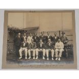 Gentlemen v Players 1930. Original official mono photograph of the Gentlemen team taken for the