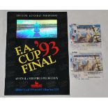 Arsenal v Sheffield Wednesday. F.A. Cup Final 1993. Official programme for the Final played at