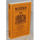 Wisden Cricketers' Almanack 1943. Willows reprint (2000) in softback covers. Limited edition 129/