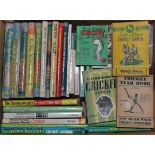 Cricket annuals 1940s-1990s. Box comprising a selection of domestic and overseas annuals and