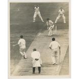 Test match photographs 1963-1968. Black folder comprising a good selection of twenty three