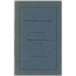 'Eighty Years of Cricket. A brief history of Corsham Sports Club. 1848-1928'. H.S. Lakeman.