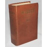 Wisden Cricketers' Almanack 1938. 75th edition. Original hardback. Ex 'Dewsbury Library' copy.