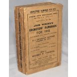 Wisden Cricketers' Almanack 1912. 49th edition. Original paper wrappers. Some wear, slight darkening