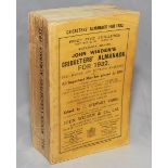 Wisden Cricketers' Almanack 1932. 69th edition. Original paper wrappers. Some professional