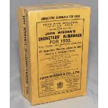 Wisden Cricketers' Almanack 1933. 70th edition. Original paper wrappers. Very minor wear to