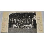 Australia tour to England 1956. Original mono photograph of the 1956 Australian touring party