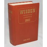 Wisden Cricketers' Almanack 1962. Original hardback. Very good condition - cricket