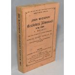 Wisden Cricketers' Almanack 1886. 23rd edition. Original paper wrappers. Replacement spine paper.