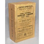 Wisden Cricketers' Almanack 1923. 60th edition. Original paper wrappers. Replacement spine paper.