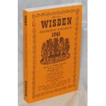 Wisden Cricketers' Almanack 1945. Willows reprint (2000) in softback covers. Limited edition 194/