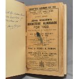 Wisden Cricketers' Almanack 1923. 60th edition. Original paper wrappers, bound in light brown boards