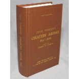 Wisden Cricketers' Almanack 1906. Willows hardback reprint (1999) in dark brown boards with gilt