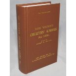 Wisden Cricketers' Almanack 1905. Willows hardback reprint (1998) in dark brown boards with gilt