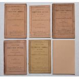 'Scottish Cricketers' Annual and Guide'. Issues I-V and VII for seasons 1870/71, 1871/72, 1872/73,