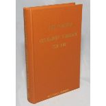 Wisden Cricketers' Almanack 1917. Willows softback reprint (1997) in light brown hardback covers