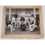 Hampshire. Deanery C.C. 1896. Early official mono photograph of the Deanery team seated and standing