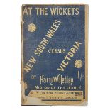 'At the Wickets. New South Wales versus Victoria'. Harry W. Hedley 'Mid-on of the Leader'.