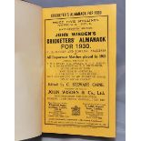 Wisden Cricketers' Almanack 1930. 67th edition. Nicely bound in black boards, with excellent