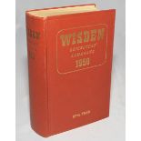 Wisden Cricketers' Almanack 1950. Original hardback. Minor marks to boards and spine paper otherwise