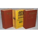 Wisden Cricketers' Almanack 1962, 1963 & 1964. The 1962 and 1964 are original hardback editions, the