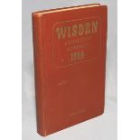 Wisden Cricketers' Almanack 1944. 81st edition. Original hardback. Only 1500 hardback copies were