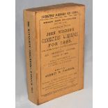 Wisden Cricketers' Almanack 1895. 32nd edition. Original paper wrappers. Replacement spine paper.
