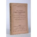 Wisden Cricketers' Almanack 1883. 20th edition. Original paper wrappers. Replacement spine paper.