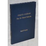 'Julius Caesar. The Ill-Fated Cricketer'. G. Amey. London 2000. Original blue leather with gilt