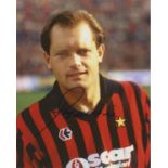 Ray Wilkins. A.C. Milan. Colour photograph of Wilkins, head and shoulders wearing A.C. Milan
