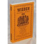 Wisden Cricketers' Almanack 1945. Willows reprint (2000) in softback covers. Limited edition 171/