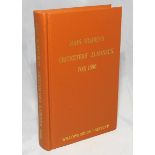 Wisden Cricketers' Almanack 1890. Willows second softback reprint (2007) in light brown hardback
