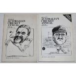 'Allan's Australian Cricket Annual'. Twelve editions from 1988/89 (second edition) to 2001 (