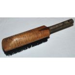 Cricket bat clothes brush 1920s/1930s. A G.B. Kent & Son miniature cricket bat adapted for use as