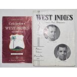 West Indies tour to England 1957. Official souvenir Playfair brochure for the West Indies tour of