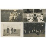 Early tennis postcards 1900s-1930s. A nice selection of over forty postcards, the majority mono real