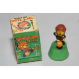 Marx Toys 'Rolykins World Cup Willie'. Original 1965 issue, World Cup Willie lion character, wearing