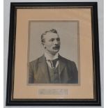 Robert Wilson Frank. Yorkshire 1889-1903. Original early sepia studio portrait photograph of