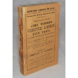 Wisden Cricketers' Almanack 1890. 27th edition. Original paper wrappers. Wear with some loss to