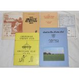 Essex and East Anglia cricket club histories. Six titles including 'The Old Parkonians Cricket Club.