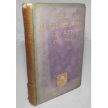 'History of Yorkshire County Cricket 1833-1903'. Rev R.S. Holmes. 1904. This was David Hunter's copy