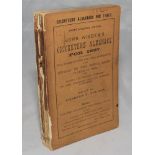 Wisden Cricketers' Almanack 1887. 24th edition. Original paper wrappers. Loss to spine paper,