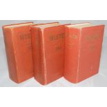 Wisden Cricketers' Almanack 1947, 1948 & 1949. Original hardback editions. All three editions in