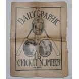 'The Daily Graphic. Cricket Number 1912'. Original complete edition of the Cricket Number for