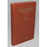 Wisden Cricketers' Almanack 1944. 81st edition. Original hardback. Only 1500 hardback copies were