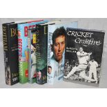 Cricket biographies. A selection of six biographies and autobiographies, the majority modern. Titles
